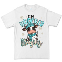 White i'm udderly freezing baby cow Premium Tee - MaliasSmallBusiness