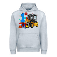 Heather Grey forklift birthday one Urban Hoodie - Artiststas