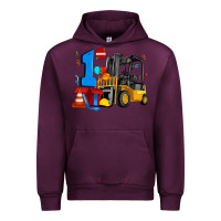Mauve Wine forklift birthday one Urban Hoodie - Artiststas