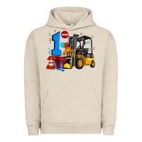 Pigment French Oak forklift birthday one Urban Hoodie - Artiststas