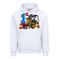 White forklift birthday one Urban Hoodie - Artiststas