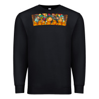 Black Nach Valentine Premium Sweatshirt - CowhideDigitalArt