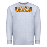 Heather Grey Nach Valentine Premium Sweatshirt - CowhideDigitalArt