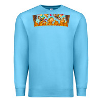 Ocean Blue Nach Valentine Premium Sweatshirt - CowhideDigitalArt