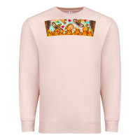 Pale Pink Nach Valentine Premium Sweatshirt - CowhideDigitalArt