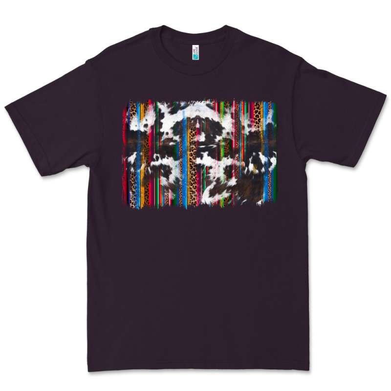 Cowhide, Leopard Serape Backgraund Premium Tee by JahusDesignShop | Teevron