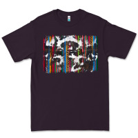 Plum cowhide, leopard serape backgraund Premium Tee - JahusDesignShop