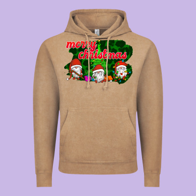Merry Christmas - Gnome - Gnome Vintage Hoodie Designed By Bettercallsaul