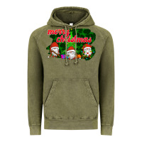 Vintage Olive Merry Christmas - Gnome - Gnome Vintage Hoodie - Bettercallsaul