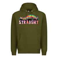 Army Green I can't even think straight Premium Hoodie - FaDigitalArtStudio