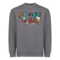 Storm Nurse on duty Heavyweight Sweatshirt - CowGirlArtShop