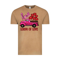 Valentine's Day Loads Of Love Turck With Balloons Vintage Tee | Teevron