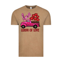 Vintage Coffee valentine's day loads of love turck with balloons Vintage Tee - RanaPortraitStore