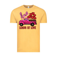 Vintage Mustard valentine's day loads of love turck with balloons Vintage Tee - RanaPortraitStore