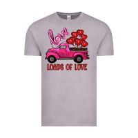 Vintage Zinc valentine's day loads of love turck with balloons Vintage Tee - RanaPortraitStore