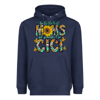 Navy only the best moms get promoted to cici Heavyweight Hoodie - CowhideDigitalArt