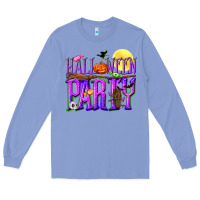 Colony Blue Halloween party Long Sleeve Tee - NancyCooperArtShop