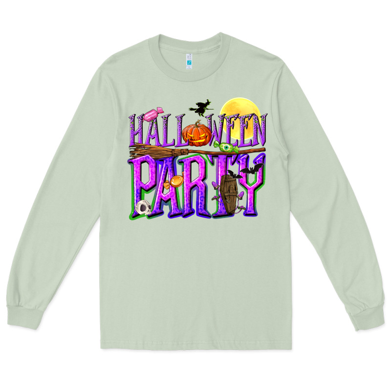 Halloween Party Long Sleeve Tee by NancyCooperArtShop | Teevron