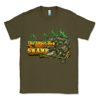 Army Green the louisiana swamp Classic Tee - BarkalooDesign