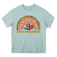Arona back to school rainbow hello first grade Heavy Core Tee - AdoDesignShop