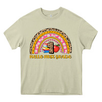 Mossy back to school rainbow hello first grade Heavy Core Tee - AdoDesignShop