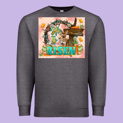 Easter Day He Is Risen 20oz Skinny Premium Sweatshirt Designed By Lillyallendesigns