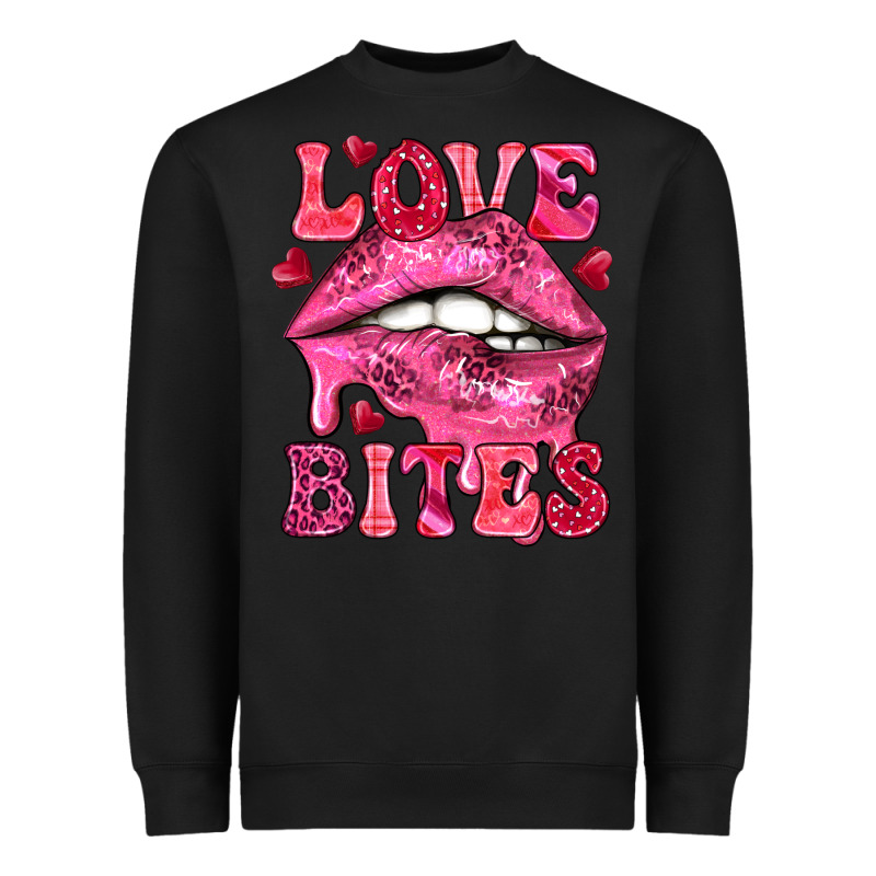 Love Bites Valentine's Day Heavyweight Sweatshirt by HowdyJamesFarm | Teevron