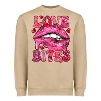Mushroom Love bites Valentine's Day Heavyweight Sweatshirt - HowdyJamesFarm