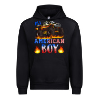 Black all american boy monster truck Urban Hoodie - Artiststas
