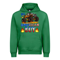 Emerald all american boy monster truck Urban Hoodie - Artiststas