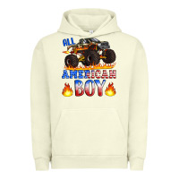 Pigment Pistachio all american boy monster truck Urban Hoodie - Artiststas