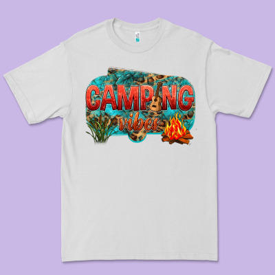 Camping Vibes Premium Tee Designed By Nancycooperartshop
