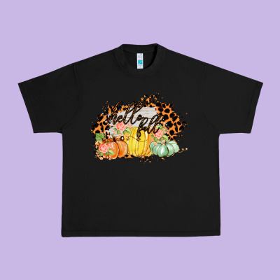 Hello Fall Urban Heavy Tee Designed By Bettercallsaul
