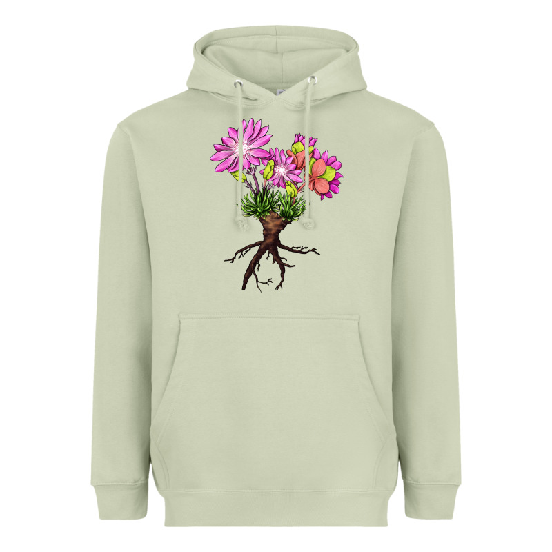 Bitterroot Flower Heavyweight Hoodie by LillyAllenDesigns | Teevron
