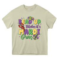 Mossy bead up bitches it's mardi gras Heavy Core Tee - MaliasSmallBusiness