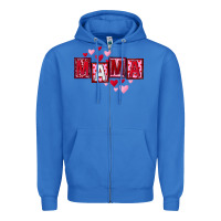 True Royal Mother's Day mama hearts Zipper Hoodie - FaDigitalArtStudio