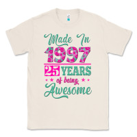 Natural made in 1997, 25 years of being awesome Classic Tee - Jasminsmagicworld