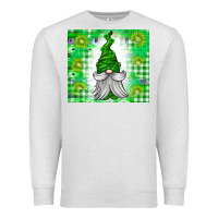 Oatmeal Heather St. Patricks Day Gnome Premium Sweatshirt - CowhideDigitalArt