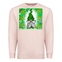 Pale Pink St. Patricks Day Gnome Premium Sweatshirt - CowhideDigitalArt