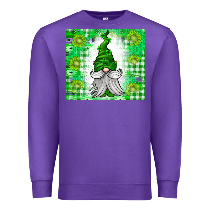 St. Patricks Day Gnome Premium Sweatshirt by CowhideDigitalArt | Teevron