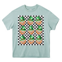 Arona boujee checker board leprechaun Heavy Core Tee - MaliasSmallBusiness