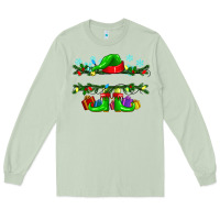 Matcha custom name christmas elf Long Sleeve Tee - texasbilliewilder