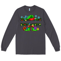 Smoke custom name christmas elf Long Sleeve Tee - texasbilliewilder