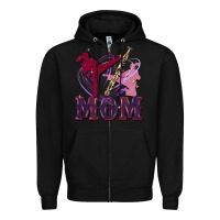 Black Taekwondo mom Mother's Day Zipper Hoodie - FaDigitalArtStudio