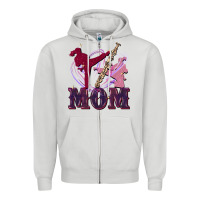 Dove Grey Taekwondo mom Mother's Day Zipper Hoodie - FaDigitalArtStudio