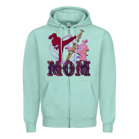 Seafoam Taekwondo mom Mother's Day Zipper Hoodie - FaDigitalArtStudio