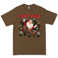 Cacao merry vibes ho ho ho Premium Tee - MaliasSmallBusiness