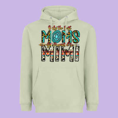 Only The Best Moms Get Promoted To Mimi Heavyweight Hoodie Designed By Cowhidedigitalart