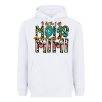 White Only The Best Moms Get Promoted To Mimi Heavyweight Hoodie - CowhideDigitalArt