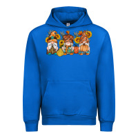 Cobalt fall gnomes pumpkin sunflowers Urban Hoodie - Artiststas